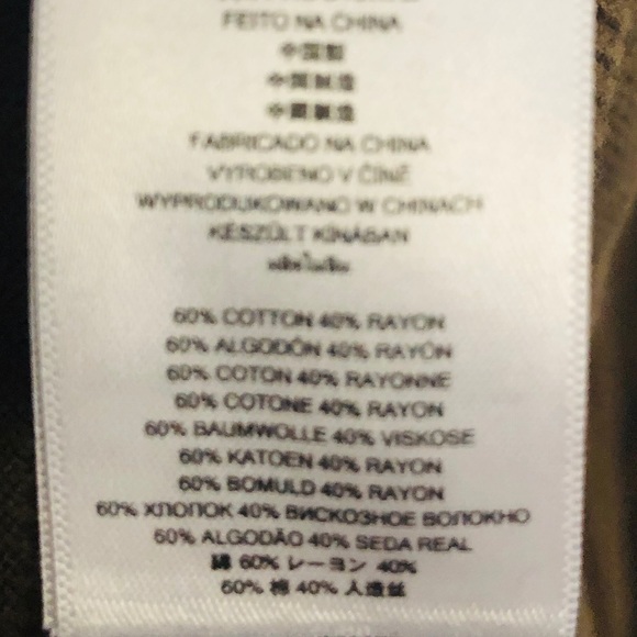 Olive Khaki Michael Kor Top - Picture 6 of 6